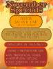 November Specials
